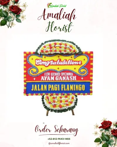 Bunga Papan Congratulation di Sindulang Satu